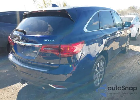2015 Acura Mdx Technology Package из США, поврежденный, VIN 5FRYD4H49FB029804
